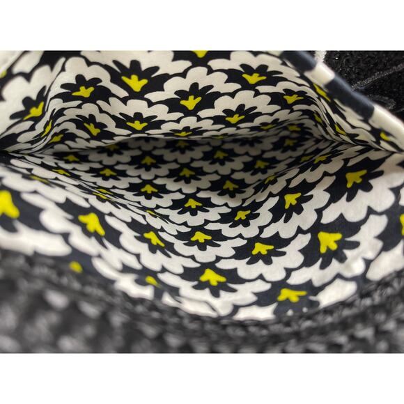 Vera Bradley Giraffe Print Black Straw Tote Bag Purse - Picture 12 of 16